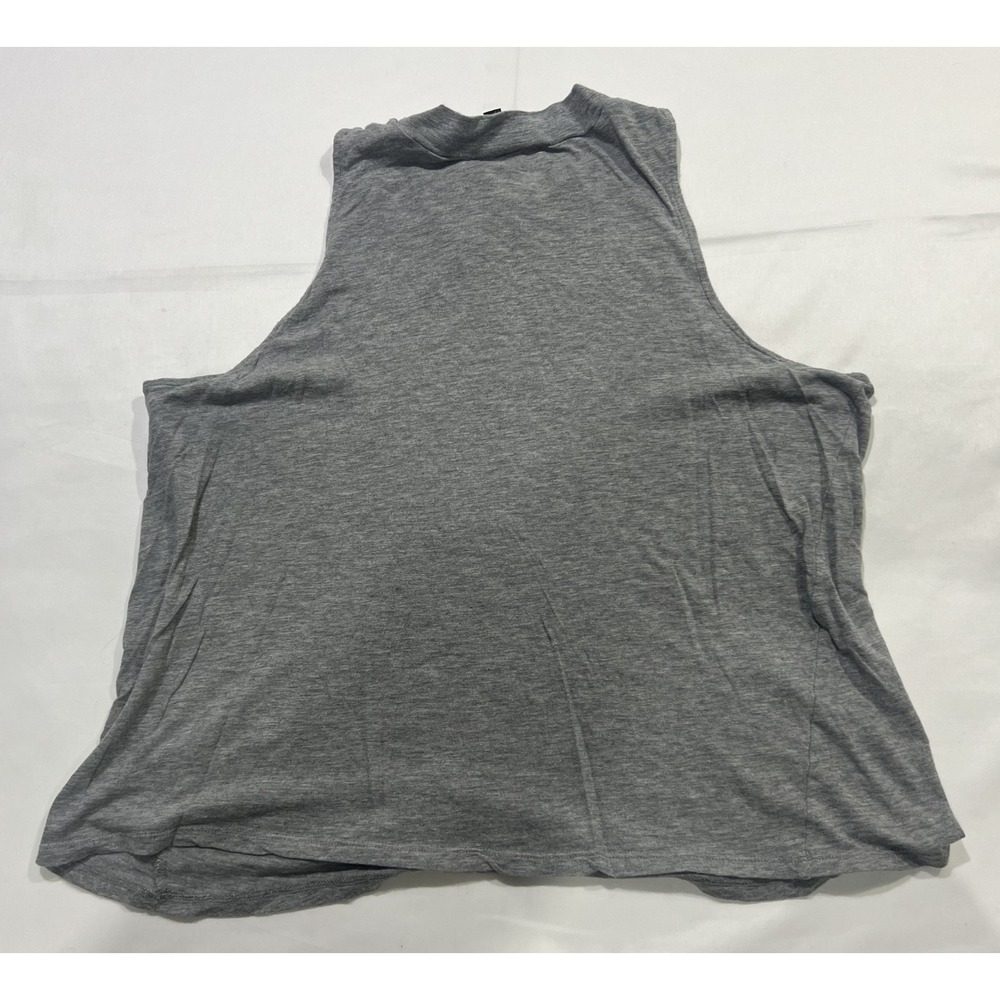 Express Sleeveless Shirt Womens XL Gray Summer Casual